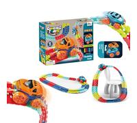 Pista Antigravità per Corse, Pista Flessibile DIY Personalizzabile con Luminosa nel Buio & Auto LED, Gioco Educativo da Costruire per Ragazzi, Ideale per Gare Creativa e Puzzle per Bambini (92PCS)