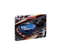 Polistil Action 1:43 Pista Elettrica con 2 Slot Car Lamborghini e Porsche Scala 1:43