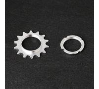 Pista Bike Cog e Lock Ring Set Costruzione in Acciaio 13T, 14T, 18T Opzioni (14T)