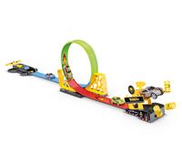 Pista con auto a molla e con loop