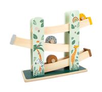 Small Foot Safari 11707 Marble Run with 3 Coloured Wooden Wheels for Children fr