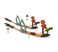 Pista da corsa adrenalinica con giro della morte - include 2 macchinine, 111 cm di divertimento - motor &co