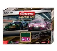Pista da corsa Carrera DIGITAL 124 Reach for Gold 4 giocatori 8m 1:24