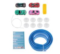 Pista Da Corsa Flessibile Da 15 Piedi con 4 Mini Macchinine, Circuito Modulare