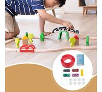 Pista Da Corsa Flessibile Da 15 Piedi con 4 Mini Macchinine, Circuito Modulare