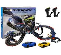 Pista da corsa gigante con due loop 1:43 con luci, lunghezza 1020 cm