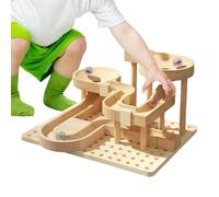 Pista Da Corsa In Marmo - Resistente 105 Pezzi | Gioco Educativo Divertente Del Labirinto Di Attività STEM | Regalo Del Giocattolo Dei blochi Di Costruzione Per L'aula, La Scuola, L'asilo, I