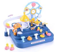 Pista da corsa magnetica per bambini dai 3 anni in su, giocattoli educativi con stelo Montessori Giocattoli per 3 anni per sviluppare abilità motorie e di pensiero, regalo per ragazzi e ragazze