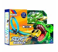 Pista da Corsa Moltó 107 cm Dinosauro 17 Pezzi