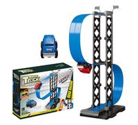 Pista da gara magnetica - set di veicoli giocattolo ABS, kit per circuiti auto | Divertente collezione di avventure stradali di divertimento per bambini per bambini ragazze per cugini