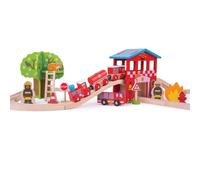Pista dei Pompieri in Legno Bigjigs Rail