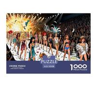 Pista della Settimana della Moda Milano Puzzle in Legno Impermeabile DIY Puzzles Da 1000 Pezzi Per Adulti Sfidanti E Rompicapo Per Decorazioni Domestiche