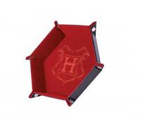 Pista di dadi - Hogwarts rosso 19 x 19 cm - Pelle e velluto