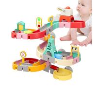 Pista di palline d'acqua da bagno per bambini, interattiva a | Giocattoli scorrevoli - Gioco d'acqua girevole per 4 - 8 anni, gioco da bagno estivo, puzzle divertente