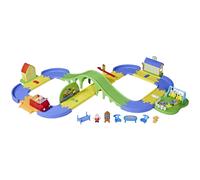 PISTA DI PEPPATOWN PLAYSET CON BINARIO REGOLABILE VEICOLO INCLUSO GIOCO PER BAMB