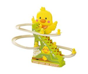 Pista elettrica per arrampicata anatre - Set di giocattoli per anatre piccole, gioco per scalare scale, scivolo educativo per animali, divertimento interattivo | giocattolo, durevole,
