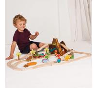 Pista Ferroviaria di Legno Dinosauri Bigjigs Rail