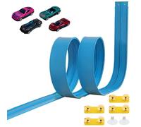 pista flessibile - pista da corsa flessibile per bambini con - Racetrack interattivo gioco di corse per asilo a casa, in viaggio, compleanno