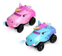 Pista Macchinine Set a 2 Pezzi Di Luminosi Cars Giocattoli Regalo Bimbo 3 4 5 Anni Maschio-Compatibile con la Maggior Parte delle Piste per Cars Giocattolo.