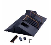 Pista per Skateboard da Dito 6 in 1 Accessori Inclusi Set Rampe per Fingerboard