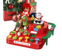 Pista per Veicoli a Tema Natale - Gioco Di Corse Interattivo A Tema Natalizio,Set Di Gioco Per Bambini Con Auto Giocattolo Scivolante | Per Famiglia Amici Bambini Ragazzi Ragazze Figlia E Figlio