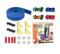 Pista per veicoli flessibile, Costruttore di piste da corsa ad incastro, Set da gioco per auto in miniatura, Giocattolo di ingegneria educativa, Regalo per bambina, Intrattenimento per le vacanze, Gi