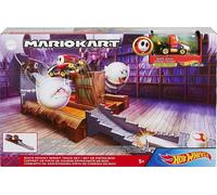 Pista SHY GUY BOOS SPOOKY SUPER MARIO KART Playset con Veicolo Hot Wheels GNM23