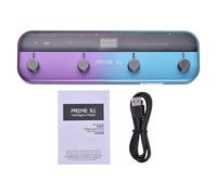 Pistal di Chitarra del Processore Multi -Effetti, Pedali di Chitarra Elettrica Stereo Portatile con 128 Effetti di Chitarra 10 Motivi Ritmici 40 Suoni di Batteria per Eseguire