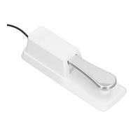 Pistal di Piede Universale per Pianoforte e Tastiera con Connettore da 6,35 Mm - e Design a Slip per Prestazioni Musicali Migliorate (WHITE)
