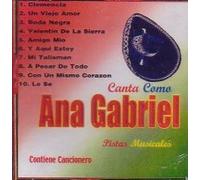 Pistas Musicales - Canta Como Ana Gabriel