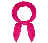 Pistha Sciarpa quadrata in raso sciarpa collo sciarpa per capelli fazzoletto bandane per donne uomini ragazze ragazzi accessorio costume 69,8 cm, Rosa caldo, 27.5*27.5 inch