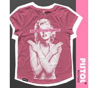 Pistol Boutique T-Shirt Donna Casual Collo A Giro MARILYN MONROE LIVE FOREVER