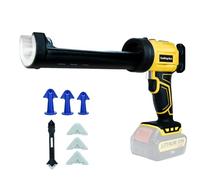 Pistola a cartuccia a batteria per DeWalt 20V Max con luce LED e 4 velocità regolabili Per riparare le piastrelle del pavimento e sigillare i piani di lavoro della cucina (Batterie non incluse)