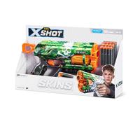 Pistola a dardi in schiuma X-SHOT Skins Griefer camo - 12 dardi