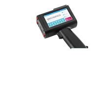 Pistola a getto d'inchiostro manuale da 12,7 mm con inchiostro ad asciugatura rapida per codice a barre di testo QR, codice di lotto, codice a barre (include 2 cartucce)