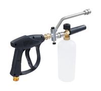 Pistola a lancia ad alta pressione con 5 ugelli a spruzzo attacco rapido pistola per lavaggio auto, 1 l regolabile 1/4" doppio attacco rapido ad alta pressione per lavaggio auto e pulizia