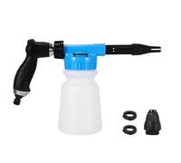 Pistola a schiuma per auto multifunzione, 1000 ml regolabile per lavaggio professionale di auto e moto, giardini e strumento per il tubo da lavaggio (blu)