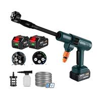 Pistola a Spruzzo, 200Bar 3500W Rondella Elettrica Senza Spazzole Ad Alta Pressione 6-in-1 Pistola Ad Acqua Da Giardino For Lavaggio Auto For Pistola A Spruzzo A Batteria 18V(Option 3)