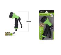 PISTOLA A SPRUZZO 5 GETTI GIARDINO 205MM REGOLABILE CON MANIGLIA DI BLOCCO 90009