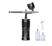 Pistola A Spruzzo, Acqua, Ossigeno, Macchina For Idratazione Profonda, For Nail Art, Tatuaggi, Torte, Trucco, Kit Compressore Aerografo Ricaricabile, Spazzola Ad Aria