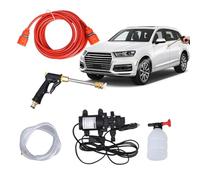 Pistola a spruzzo ad alta pressione per tubo da giardino | Set di lavaggio auto | Strumento di irrigazione con pompa tubo bottiglia per animali domestici prato, terrazzo, piante esterne