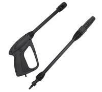 Pistola a spruzzo ad alta pressione, pistola idropulitrice, lancia regolabile ad alta e bassa pressione per idropulitrice accessori con ugello variabile e ugello turbo (pistola autolavaggio+asta a