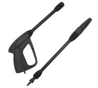 Pistola a spruzzo ad alta pressione, pistola idropulitrice, lancia regolabile ad alta e bassa pressione per idropulitrice accessori con ugello variabile e ugello turbo (pistola autolavaggio+asta a