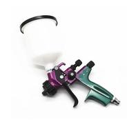 Pistola a spruzzo ad aria da 1,4 mm con kit ugello,8 a HVLP Vernici e primer a for vernice Tazza di miscelazione della 400 cc Serbatoio 600