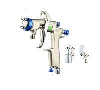 Pistola A Spruzzo Ad Aria Pistola A Spruzzo Manuale Manuale 1.0/1.3/1.5 Spruzzatore Di Vernice 400CC Serbatoio In Plastica For Verniciatura Auto Per Il Lavaggio Dell'Auto(Top 1.5 Calibe)