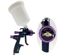 Pistola a spruzzo ad aria, ugello da 1,3 mm o 1,4 mm, pistola a spruzzo ad aria a base d'acqua, pistola a spruzzo for vernice for auto, vernice a olio, aerografo, serbatoio da 600 cc(1.4HVLP)