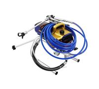 Pistola a spruzzo Airless da 1500 W, 2,5 l/min, 22 Mpa Airless Paint Sprayer 220V Airless Spruzzatore per vernici con manometro per Mobili e Recinzioni Interni ed Esterni Domestici