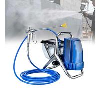 Pistola A Spruzzo Airless Da 1800 W, Macchina Per Verniciatura Ad Alta Pressione Da 6,5 Litri, Spruzzatore Elettrico Per Pareti, Flusso 2 L/Min Per Interni Ed Esterni Di Casa