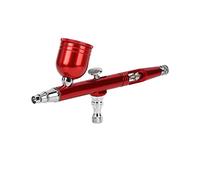 Pistola a Spruzzo, AR130K 0,3 Mm per Pistola Ad Aria Pistola per Ugelli con Alte Prestazioni per Vernice Spray, Aerografo D'arte (rosso)