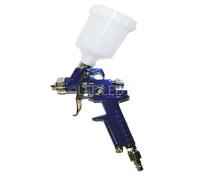 PISTOLA A SPRUZZO ARIA AEROGRAFO H.V.L.P. SERBATOIO A CADUTA 100ml ugello 1,0 mm